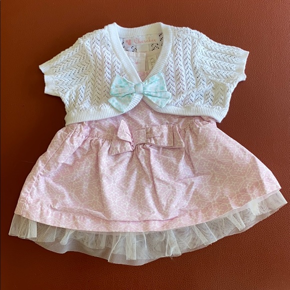 Cherokee NB Dress & Sweater - Picture 1 of 9